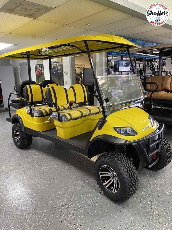 New 2022 Icon i60L Lifted 6 Passenger Golf Cart For Sale Palm Harbor FL